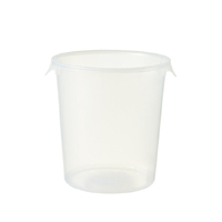 7.6Litre Round Storage Container - Opaque