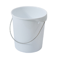 20.8Litre Round Container with Bail - White