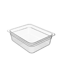 6Litre Cold Food Pan, 1/2 Size, PolyCarbonate, BPA-free
