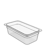 3.8Litre Cold Food Pan, 1/3 Size, PolyCarbonate, BPA-free