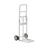 100kg Rated Foldable Chrome Plated Hand Truck Trolley
