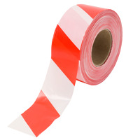 Safety Tape Red/White Tape 100m