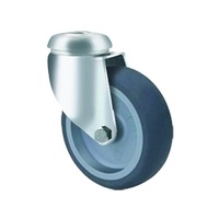 70kg Rated General Grey Rubber Castor - 75mm - Swivel