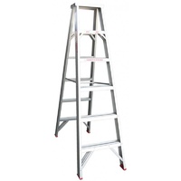 Indalex 150KG 6 Step Double Sided Aluminium Step Ladder