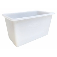 350L Injection Moulded Plastic Tank - 1250 x 760 x 660mm - White