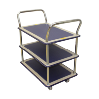 150kg Rated 3 Deck Platform Trolley