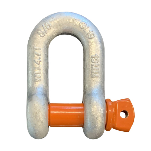 Grade S Alloy Steel Screw Pin Dee Shackles - Component Size - 8mm
