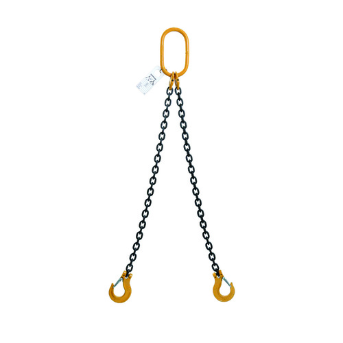 Two Leg Chain Sling 7mm - Made to Order - 5.0m