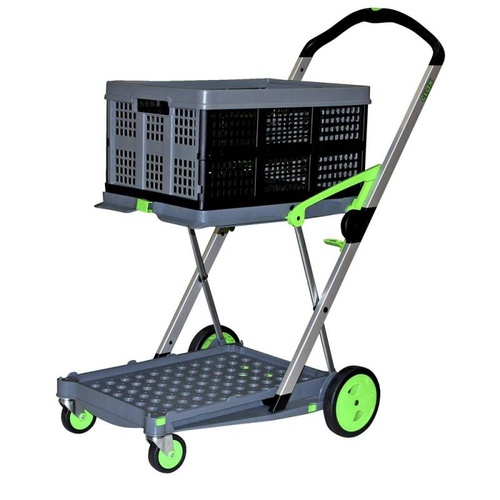 Clax Folding Office Trolley Cart [Select Delivery Location: VIC, NSW, QLD]
