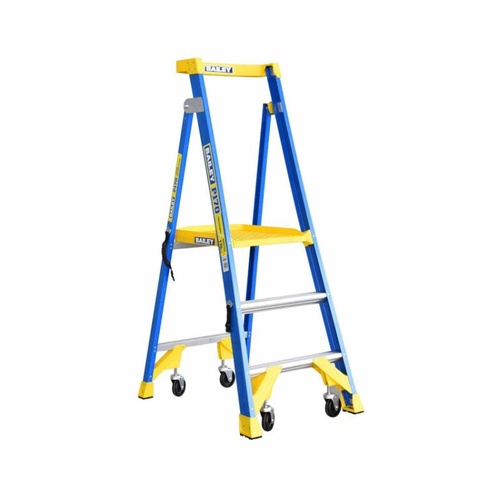 Bailey 170KG 3 Step Fibreglass Platform Ladder 0.90 m
