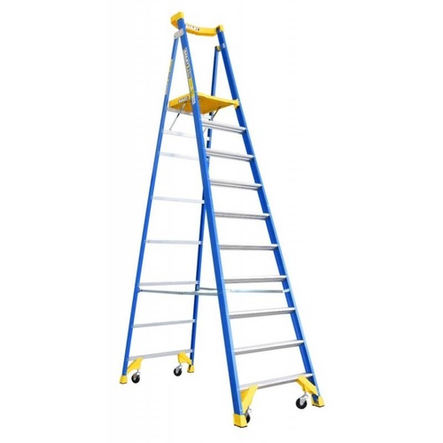 Bailey 170KG 12 Step Fibreglass Platform Ladder 3.49 m