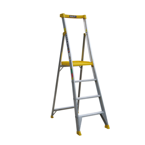 Bailey 170KG Punchlock PFS Professional Aluminium 4 Step Platform Ladder - 1.14m