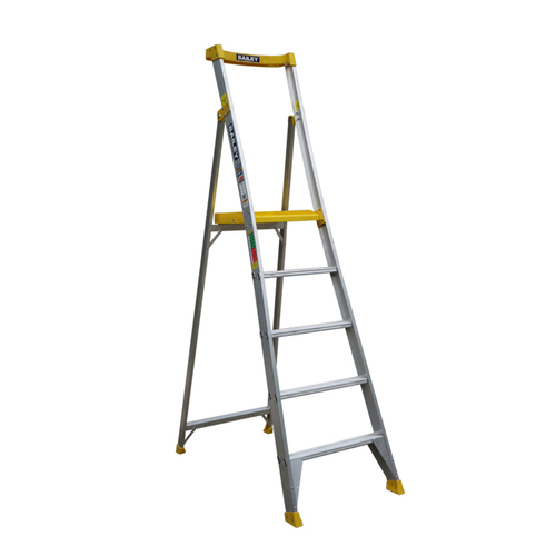 Bailey 170KG Punchlock PFS Professional Aluminium 5 Step Platform Ladder - 1.41m