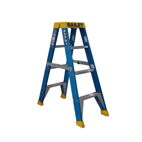 Bailey 150KG 4 Step RFDS Fibreglass Double Sided Ladder