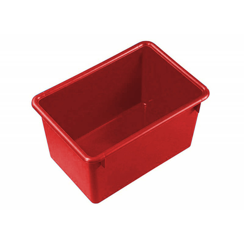 27L Plastic Crate Nesting  457 X 318 X 260mm - Red