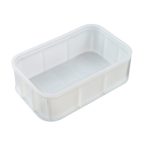 46L Plastic Crate Stacking  629 X 400 X 216mm - White