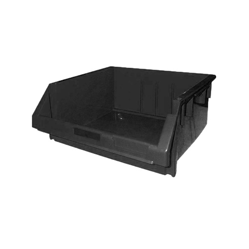 24L Plastic Microbin Storage Container - Black IH1006