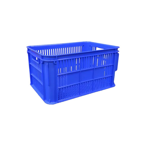 66L Plastic Crate Lug Box Vented 610 X 419 X 312Mm IH300 - Blue [Select Delivery Location: VIC, NSW, QLD]