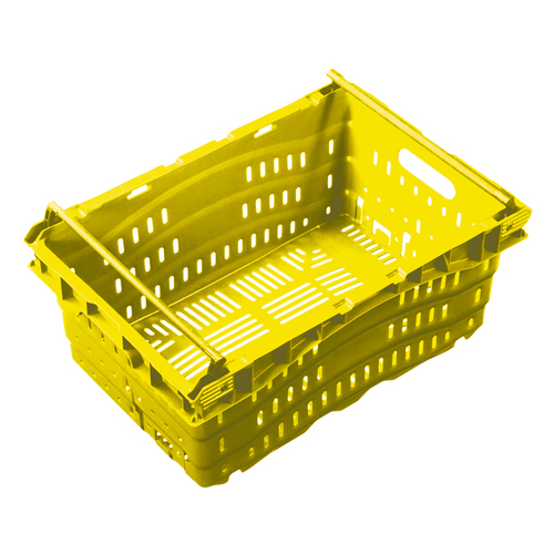 38L Plastic Crate Vented Swing Bar  578 X 387 X 240Mm Ih3138