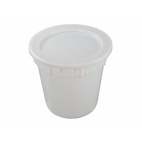 67L Plastic Bucket Round Bin 540 X 508mm -White