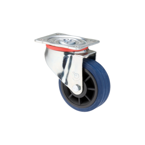 150kg Rated J Series Heavy Duty Castor - 100mm - Swivel Plate