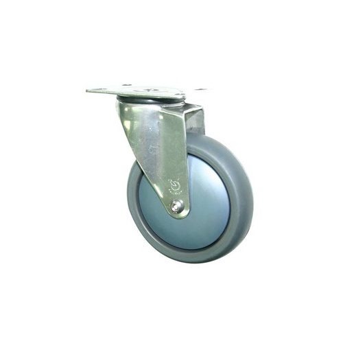 85kg Rated M Stainless Steel Series Castor - 75mm - Swivel Plate