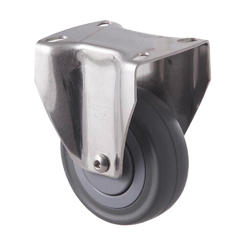 140kg Rated M Stainless Steel Series Castor -  100mm - Fixed