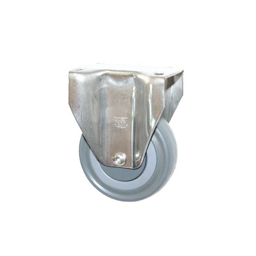 140kg Rated M Stainless Steel Series Castor -  100mm - Fixed