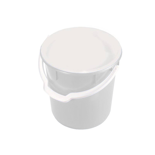 13L Plastic Bucket - 300x 295 - White