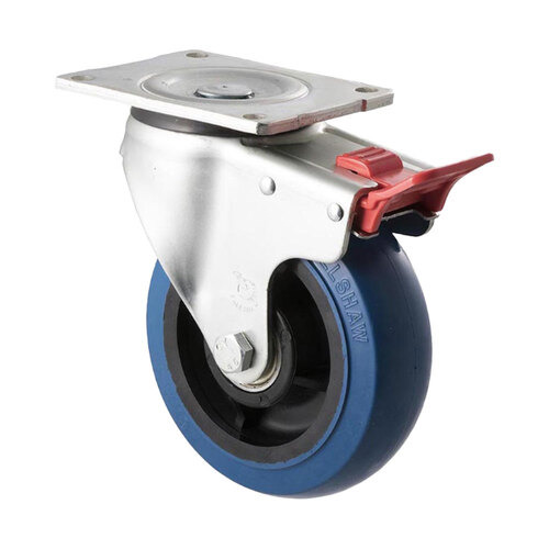 300kg Rated O Series Heavy Duty Castor - 100mm - Swivel With Brake