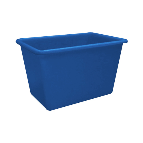 500L Plastic Poly Tank - 1100 x 720 x 740mm - Blue [Delivery: VIC, NSW, QLD]