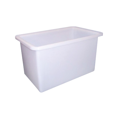600L Plastic Poly Tank - 1200 x 700 x 750mm - White [Delivery: VIC, NSW, QLD]