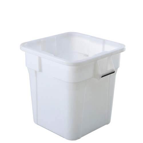 106L Plastic Square Container - White