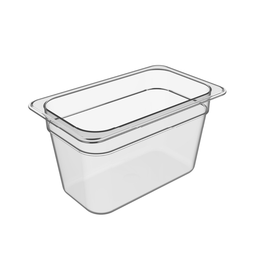 3.8Litre Cold Food Pan, 1/4 Size, PolyCarbonate, BPA-free