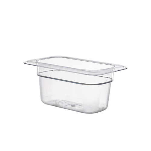 0.8Litre Cold Food Pan, 1/9 Size, PolyCarbonate, BPA-free