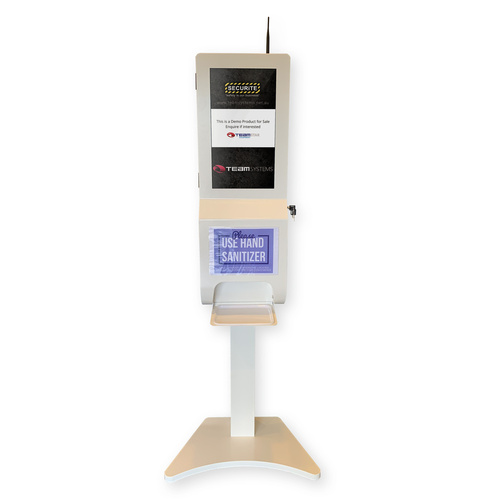 21.5'' Floor Stand Digital Signage Screen with Hand Sanitiser Auto Dispenser