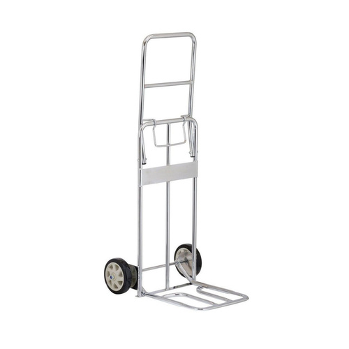 100kg Rated Foldable Chrome Plated Hand Truck Trolley - SYDNEY ONLY 