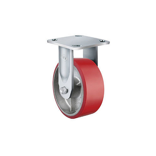 400kg Rated Urethane Castor - 200mm - Fixed