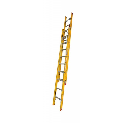 Indalex Fibreglass Extension Ladder - 4.0m to 6.7m - 135KG