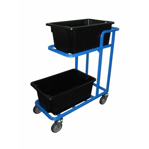 220kg Rated 2 Tier Platform Trolley [Select Delivery Location: VIC, NSW, QLD]