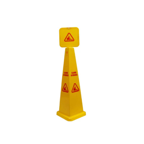 Cleaning In Progress  Safety Cone 1170mm Yellow