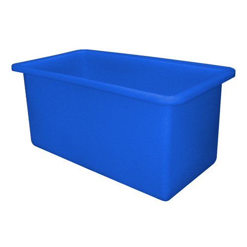 400L Rotomoulded Plastic Tank - 1130 x 600 x 600mm - Blue [Select Delivery Location: VIC, NSW, QLD]