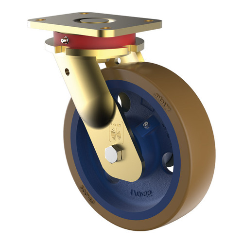 1000kg Rated Castor Wheel - Swivel - 200mm Diameter