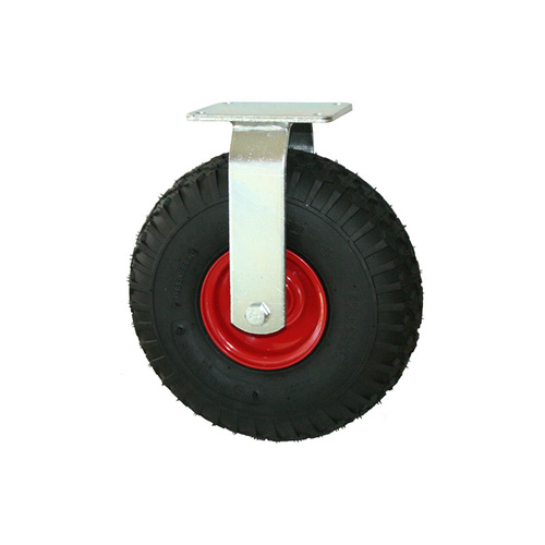 50kg Rated Y Series Plastic Centred Pneumatic Castors - 200mm - Fixed